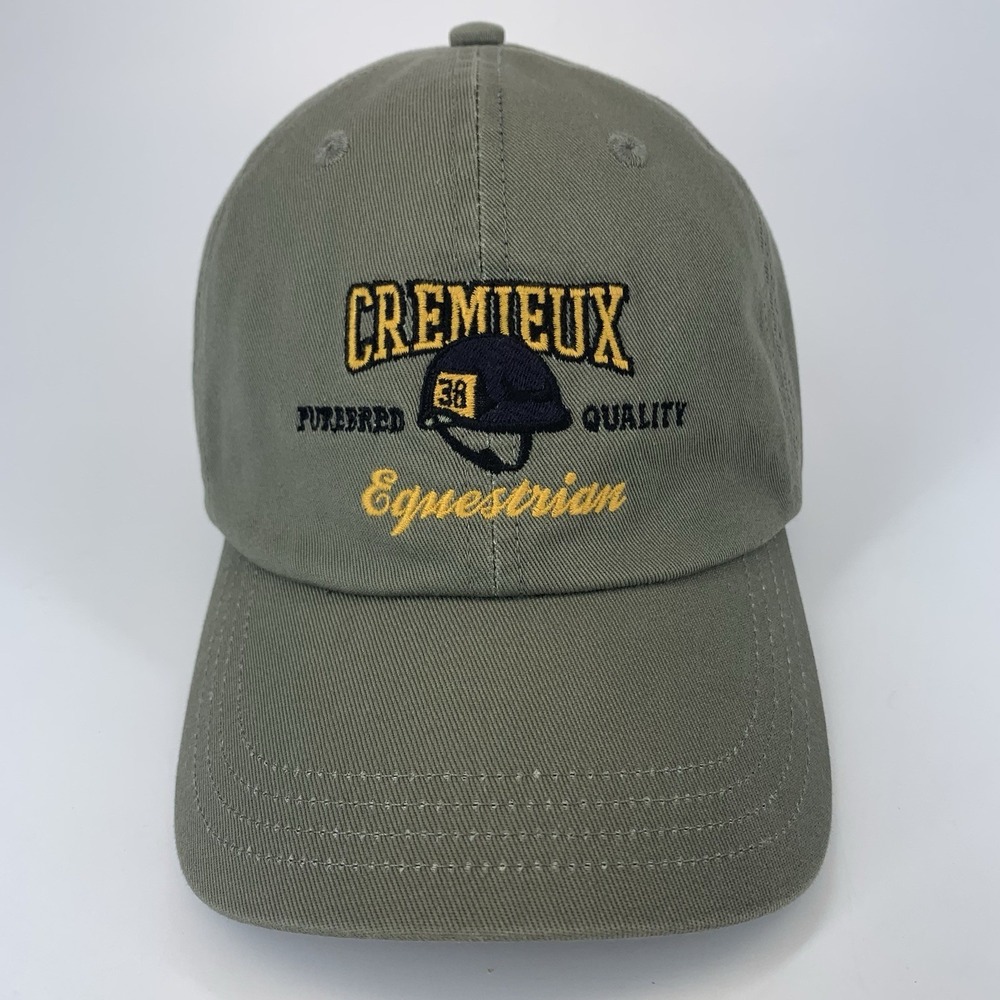 Cremieux Equestrian Hat Purebred Quality Adjustable Strap OSFA Baseball Cap